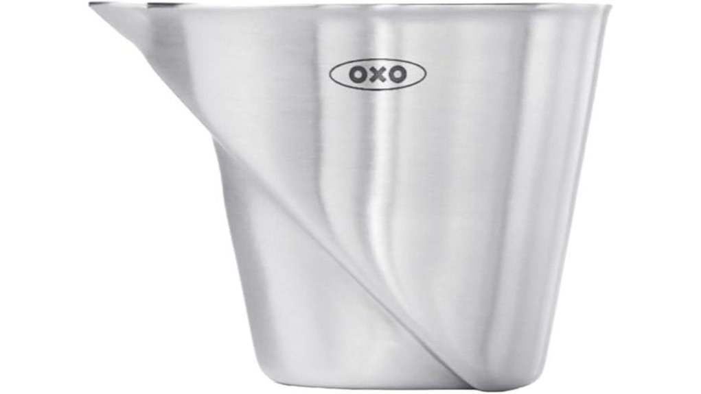 Best Jigger Measuring Cup for Homemade Cocktails 1 oxo angled measuring jigger
