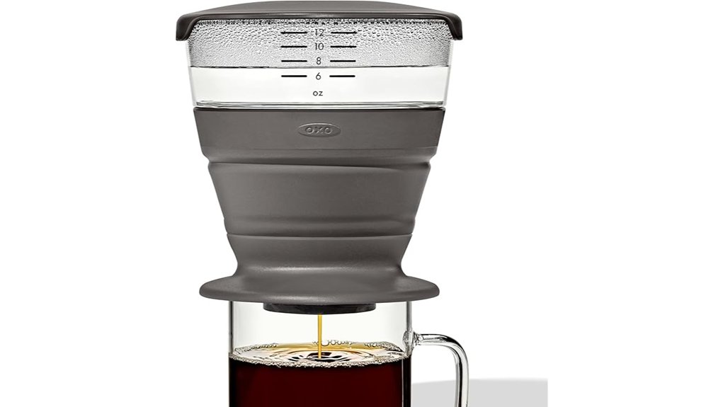 Coffee Travel Kits pour‑Over and Case: Perfect On‑The‑Go Brew 4 oxo collapsible pour over maker
