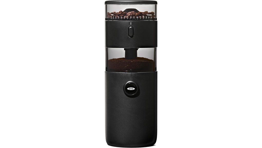 Coffee Grinder (Compact) That Delivers Fresh Espresso 1 oxo compact conical burr