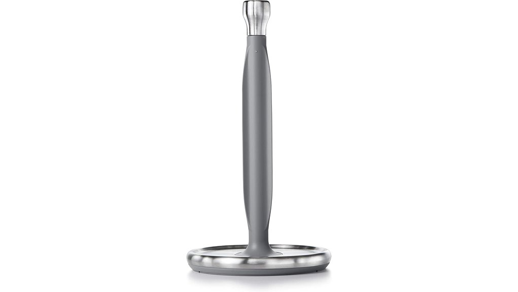 Must‑Have Paper towel holder (weighted) That Keeps Sheets Dry 2 oxo countertop towel holder