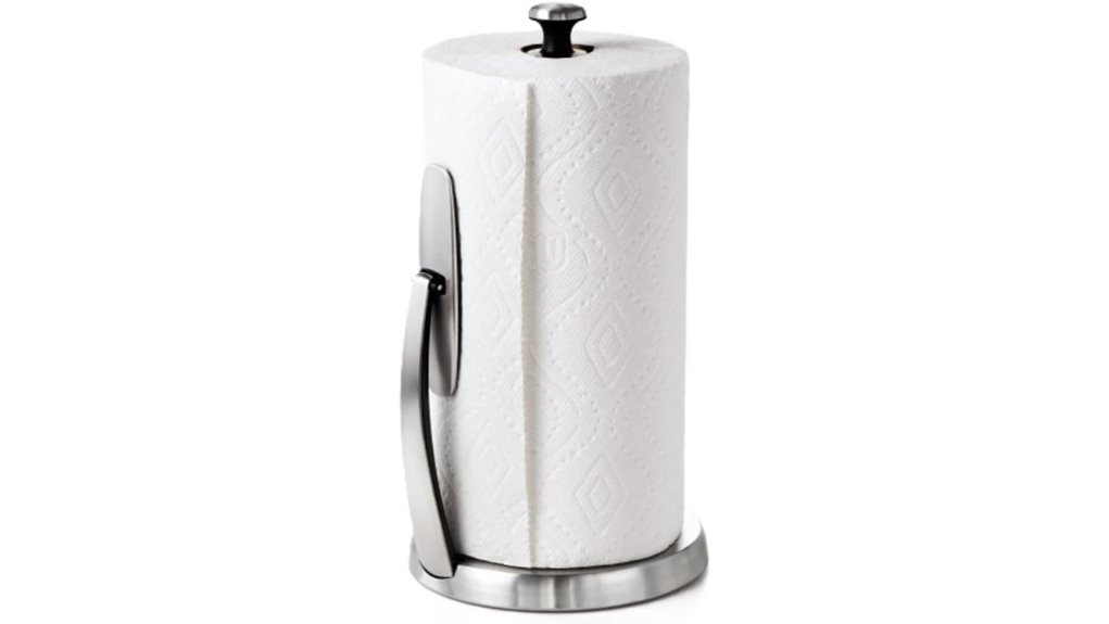Must‑Have Paper towel holder (weighted) That Keeps Sheets Dry 1 oxo goodgrips countertop holder