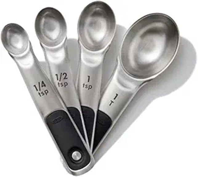 The Best Magnetic Measuring Spoons for Precise Cooking 5 oxo magnetic stainless spoons