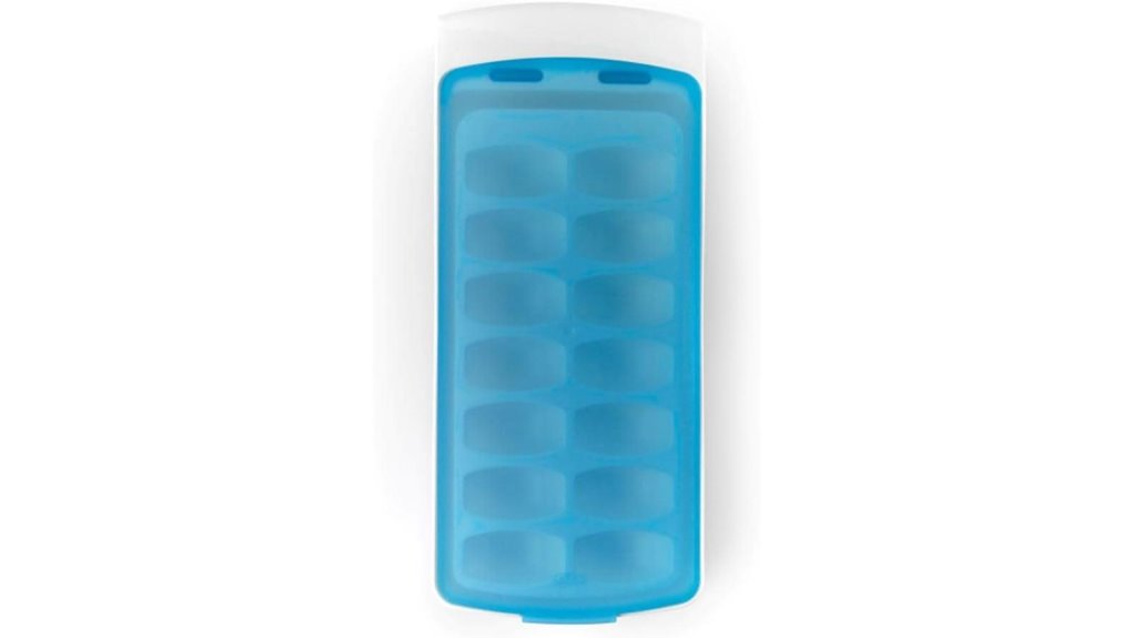 Top Ice Cube Tray With Lid That Stops Spills 1 oxo no spill ice tray