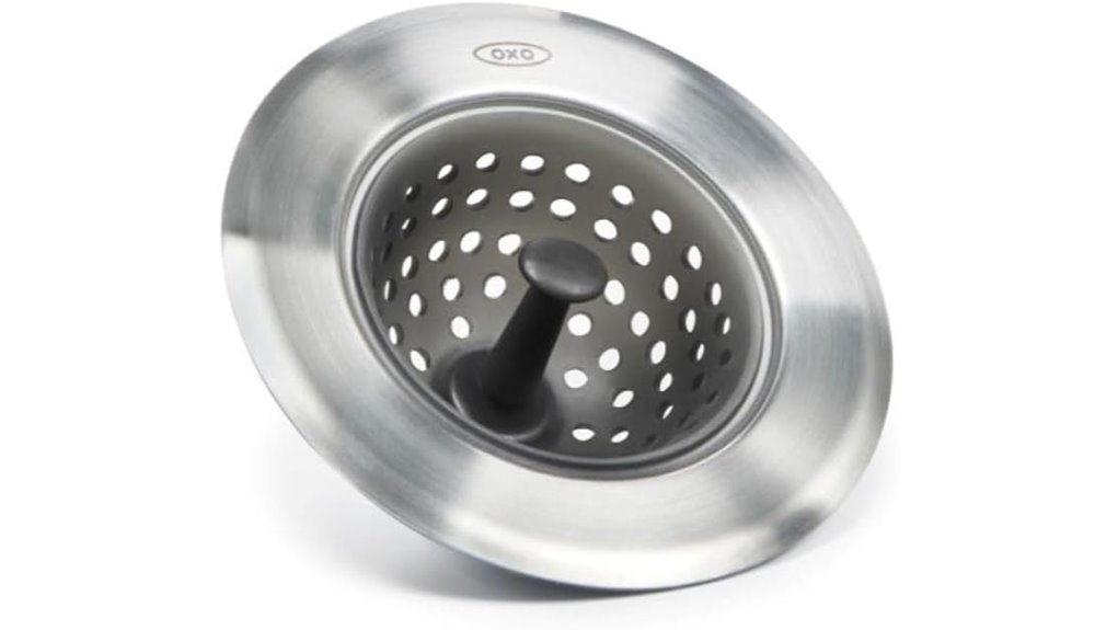 oxo silicone drain strainer