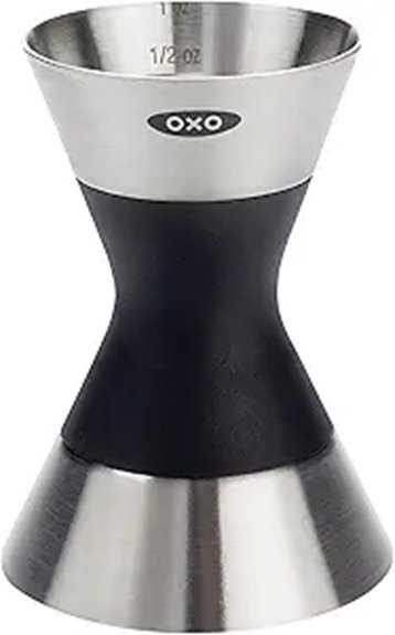 Best Jigger Measuring Cup for Homemade Cocktails 5 oxo steel double jigger