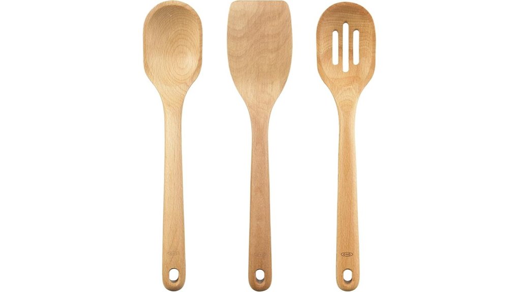 The Wooden Spoon Set That Transforms Everyday Meals 5 oxo wooden 3 piece set