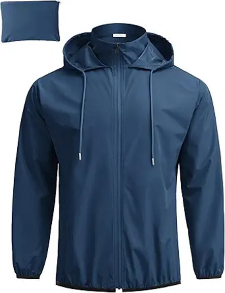 Top Windbreakers for Coastal Trips: Ultralight Layers 1 packable hooded rain jacket