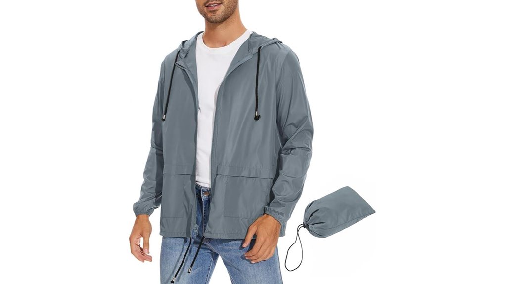 Best Ultralight Windbreakers for Coastal Trips 1 packable waterproof hooded jacket
