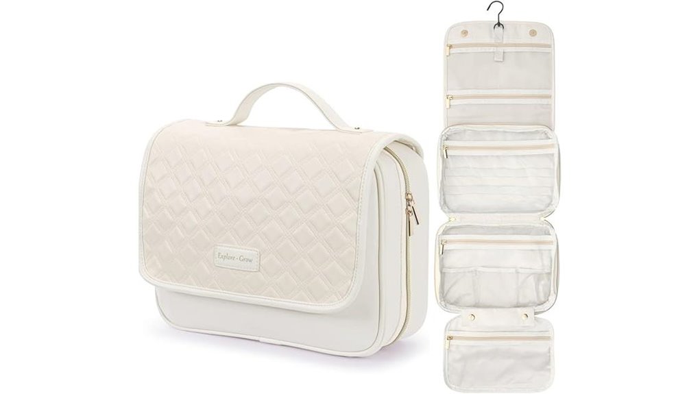 Best Hanging Toiletry Bags with Detachable Liquids Pouches 9 packism detachable quilted toiletry