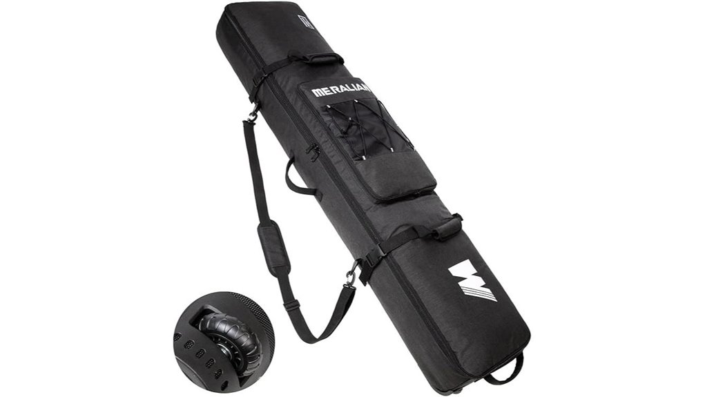 The Most Durable Snowboard Bags with Wheels 1 padded roller snowboard bag