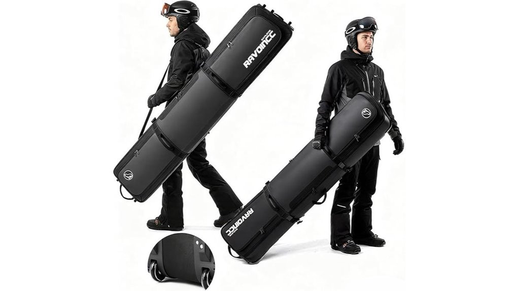 The Most Durable Snowboard Bags with Wheels 4 padded waterproof snowboard bag