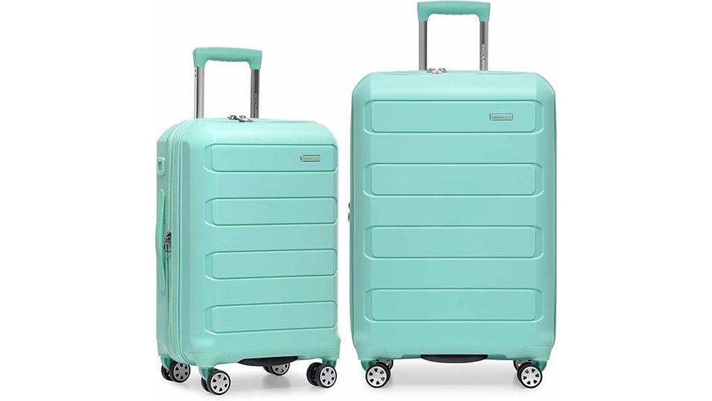 Top Luggage with Front-Open Compartments (Hotel-Friendly) 9 pagosa spinner luggage set