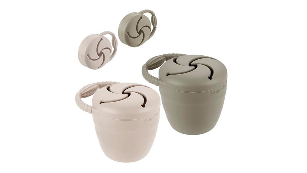 pandaear silicone collapsible cups