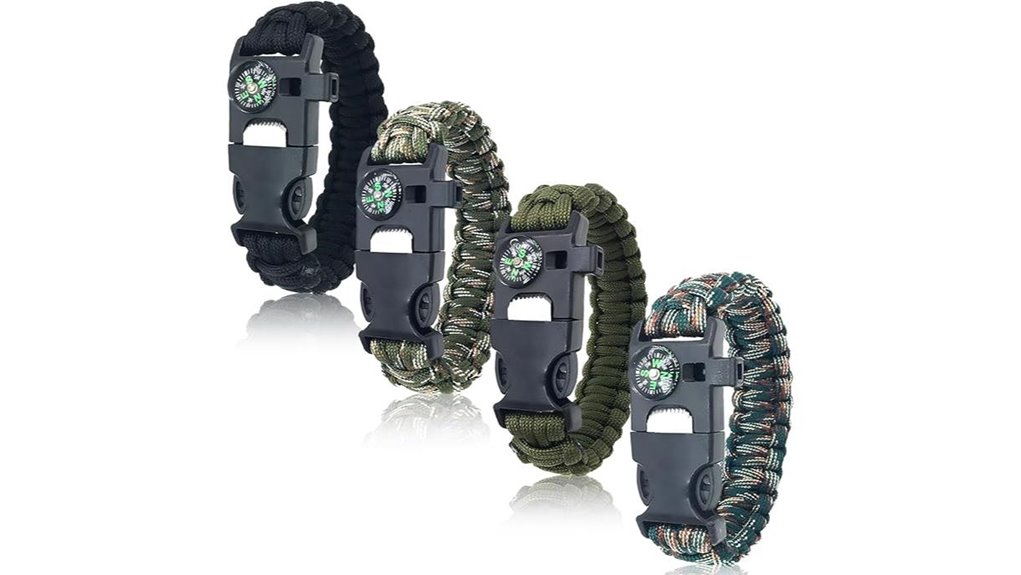 Paracord Survival Bracelets Hikers Rely On 5 paracord 5 in 1 survival bracelets