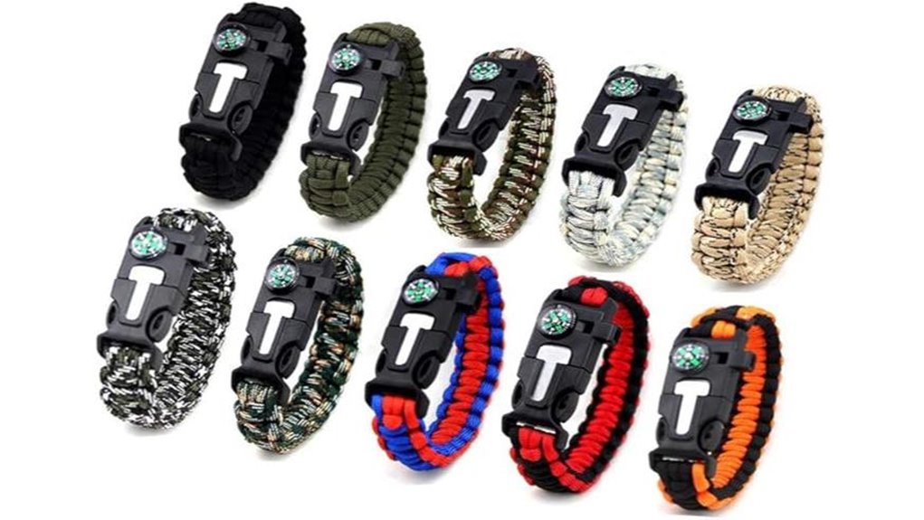 Paracord Survival Bracelets Hikers Rely On 2 paracord bracelet compass firestarter