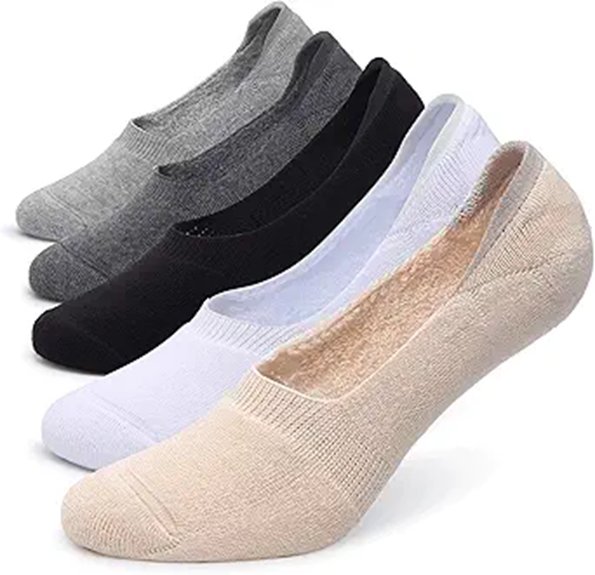 Best No-Show Socks for Travel—Slip-Free & Smell‑Free 8 pareberry women no show pack