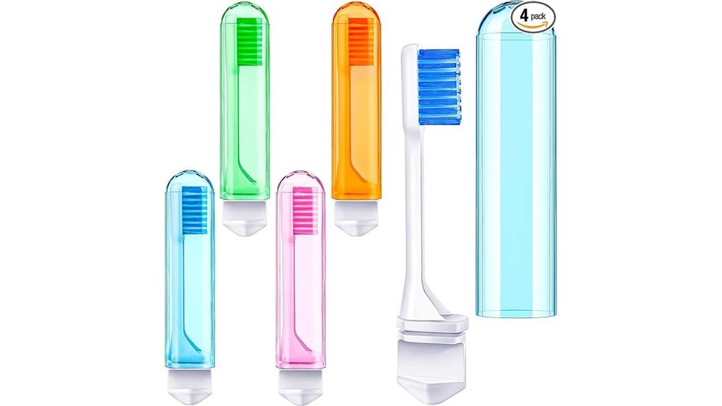 Travel Brush Sets (Collapsible Handles) for On-the-Go Grooming 9 patelai 4 piece travel set