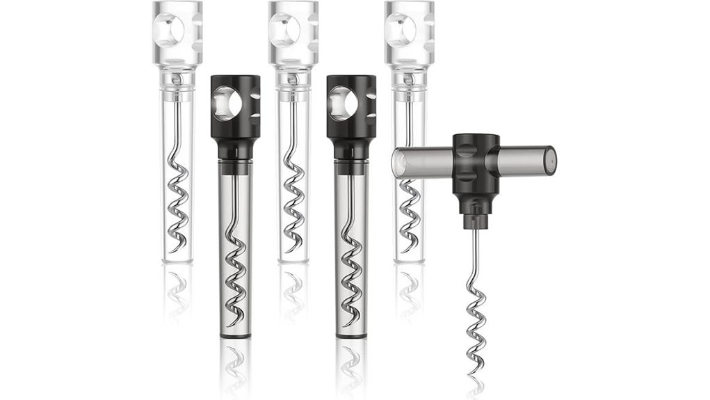 Best TSA‑Safe Portable Corkscrews for Travel 11 patelai 6 piece travel corkscrew