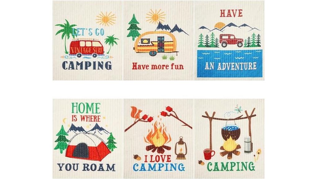 Best Reusable Napkin Sets for Travel Picnics, Quick Wash 5 patelai swedish kitchen towels