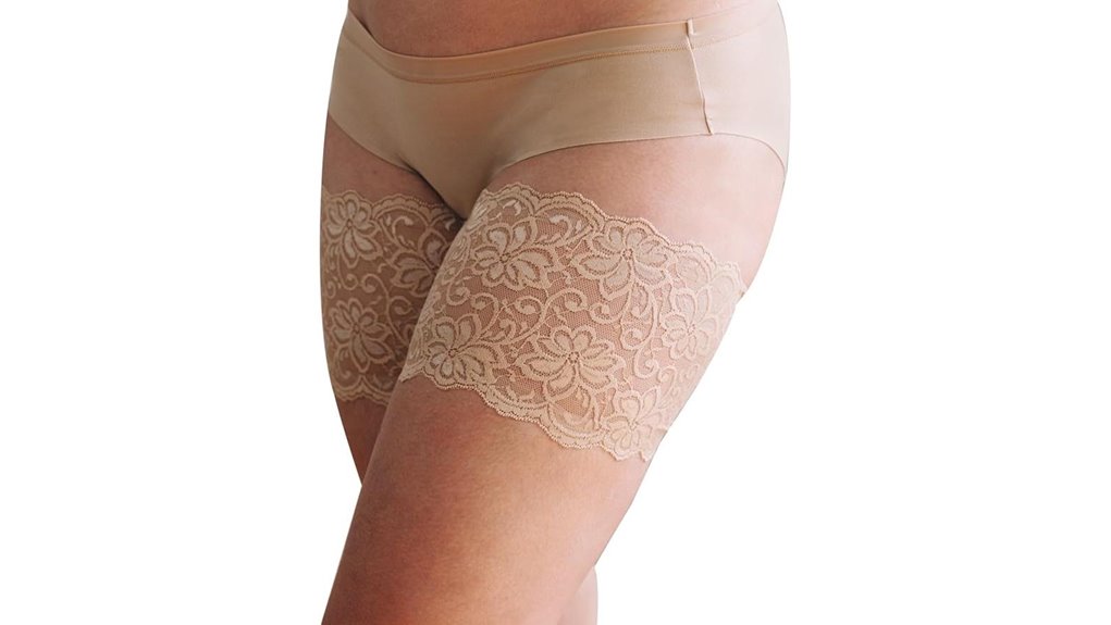 patented elastic anti chafing thighbands