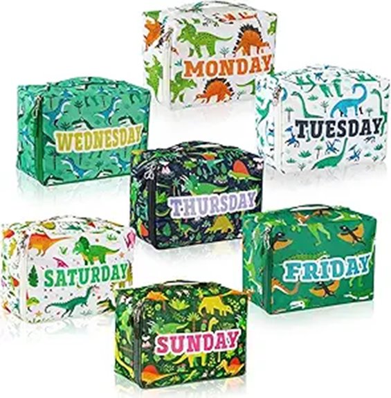 paterr 7 pack dinosaur cubes