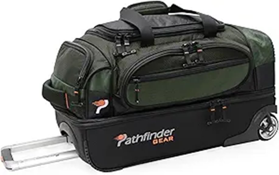 Top-Rated Duffels With Water-Resistant Bottom Panels You Love 2 pathfinder 22 inch olive duffel