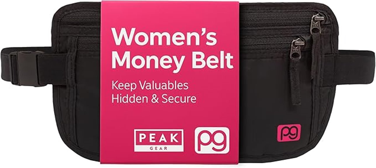 Top Travel Belts with Hidden Pockets (Low-Profile Security) 13 peak rfid money belt