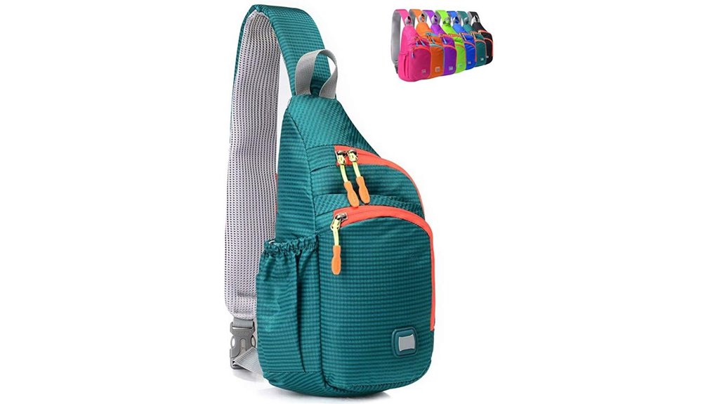 Packable Crossbody Bags With Waterproof Zips for Rainy Trips 7 peicees waterproof sling backpack