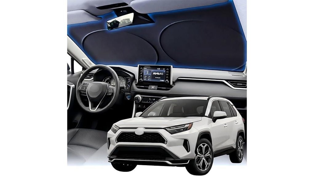 pemotech dual layer windshield shade
