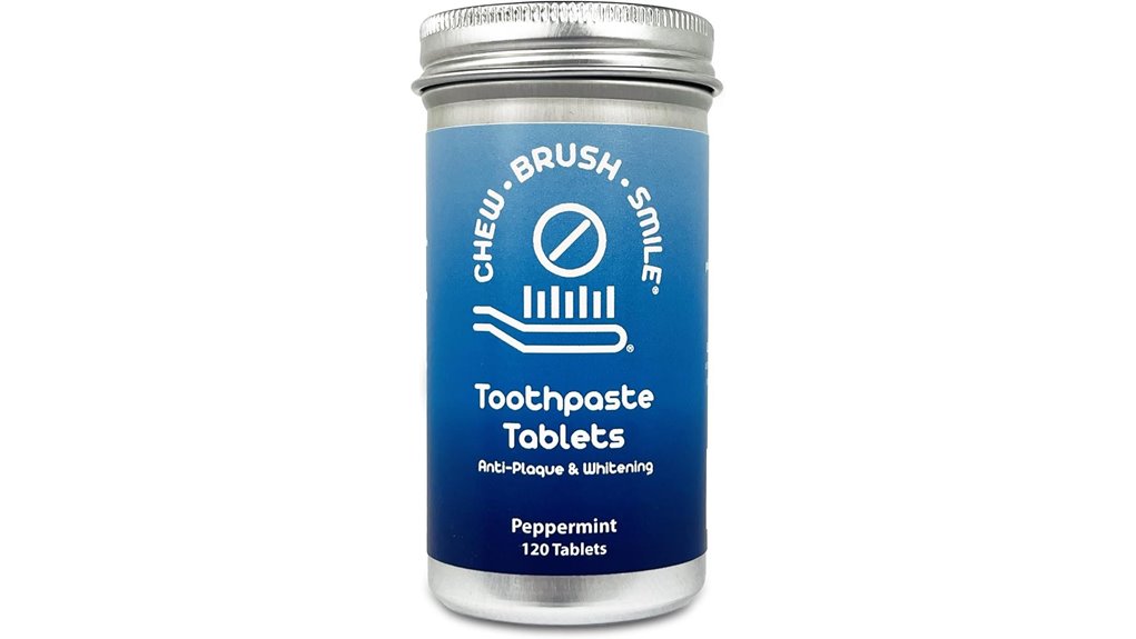 Top Toothpaste Tablets for Carry‑On: Taste & Texture 5 peppermint chewable toothpaste tablets