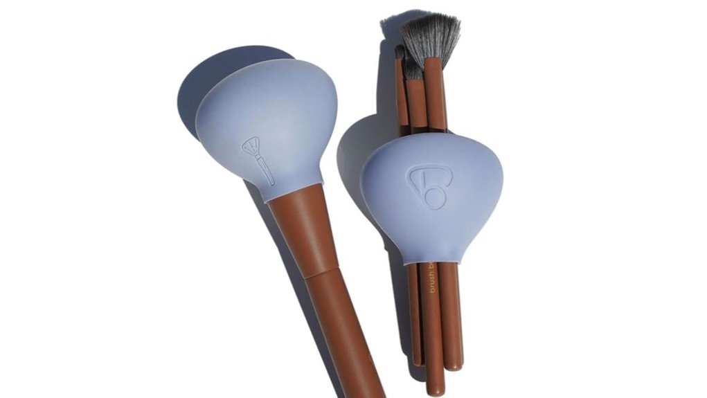 periwinkle silicone brush covers