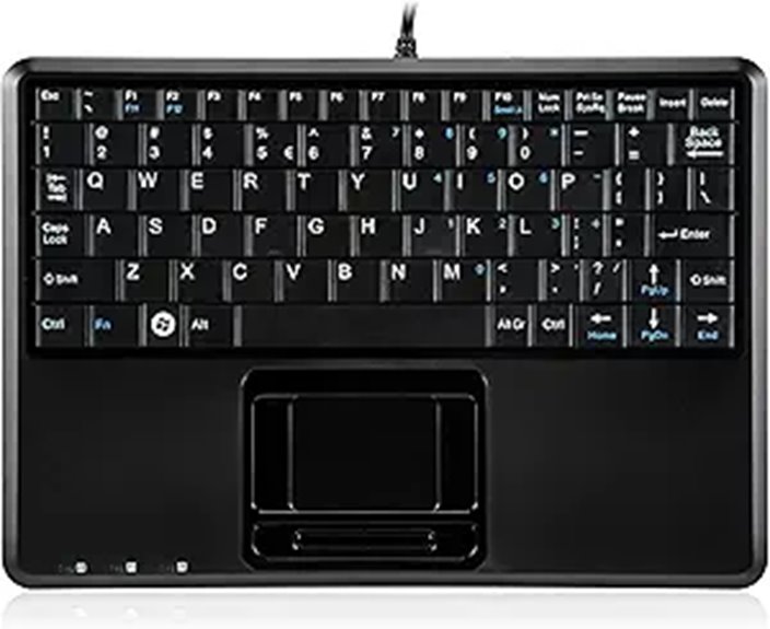 The Travel Keyboard + Trackpad Combo (Compact) That Sticks 7 perixx wired touchpad keyboard
