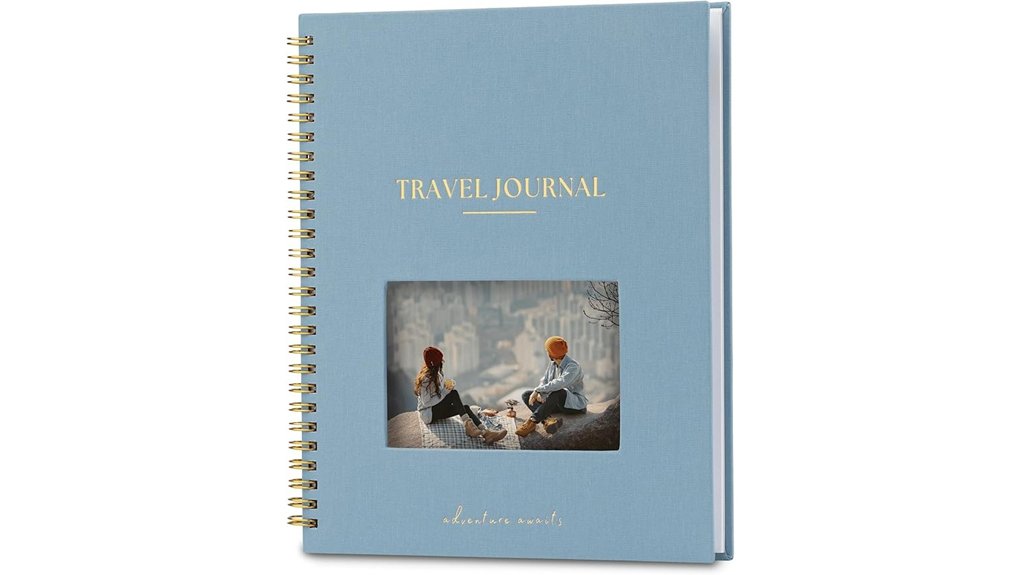 Top Travel Journals with Prompts for Your Next Adventure 4 personalized linen travel journal