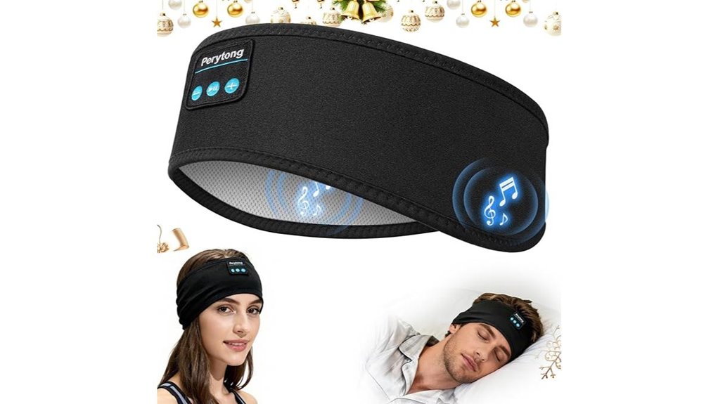 Best Comfort-First Headphones for Long Flights 8 perytong bluetooth sleep headband