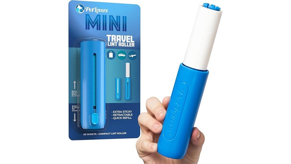 Travel Lint Removers: Refillable vs Disposable, Which Wins 6 petlovers 50 sheet mini roller