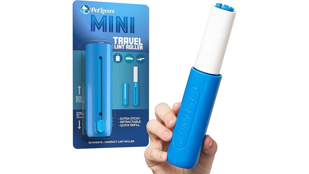Top Compact, Effective Lint Removers for Travelers 2 petlovers 50 sheet mini roller