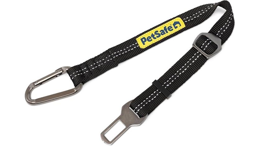 Pet Seat-Belt Harnesses That Keep Your Furry Safe on Trips 10 petsafe adjustable dog tether