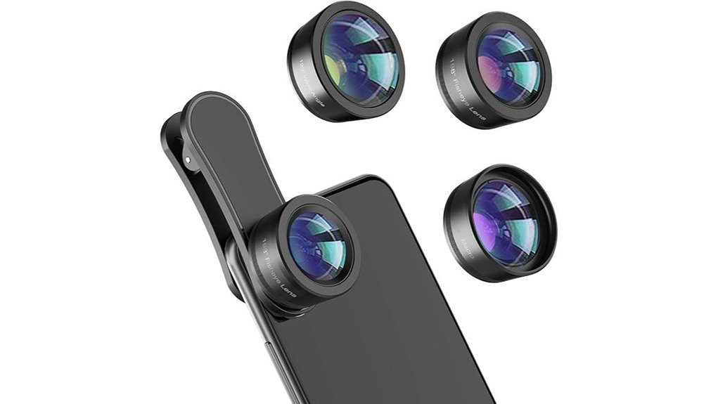 Top Phone Lens Clip Kits Every Traveler Loves (Wide+Macro) 4 phone 3 in 1 lens kit