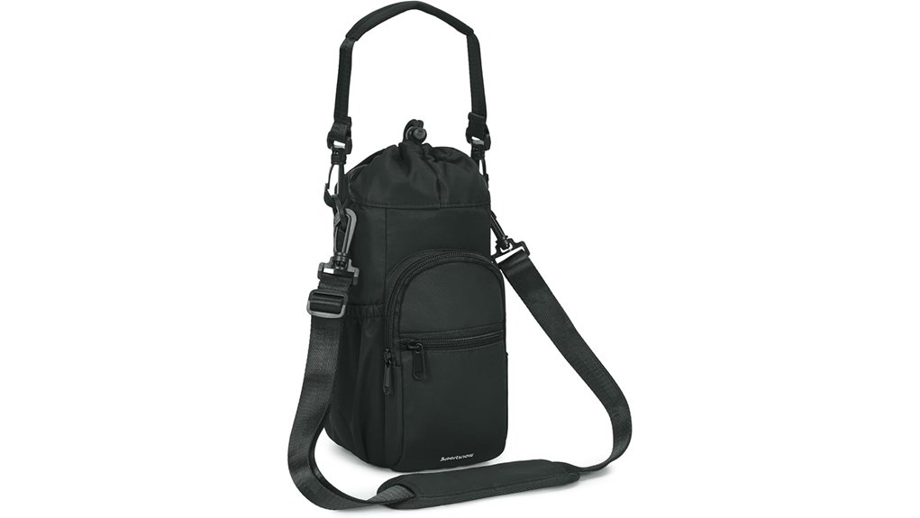 phone integrated insulated bottle carrier