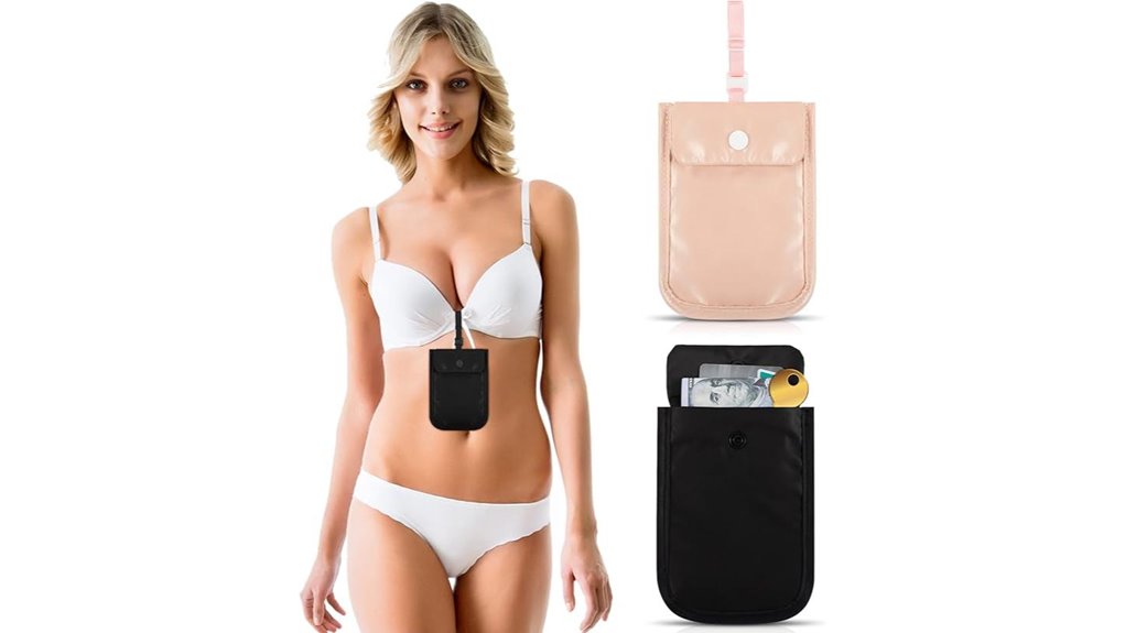 Best Bra Stash Pouches for Cash & Cards to Keep Things Tidy 8 pickpocket proof travel bra wallet