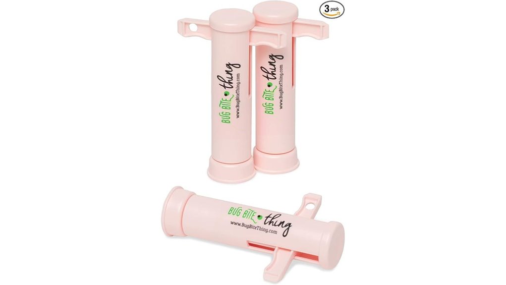 Compact Relief: Insect-Bite Suction Tools for Travel 8 pink 3 pack bug sucker