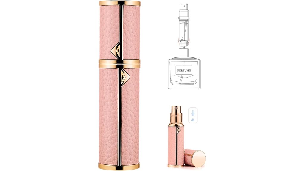 Top Refillable Perfume Atomizers With Valve Fill – No Funnel Needed 11 pink 5ml travel atomizer