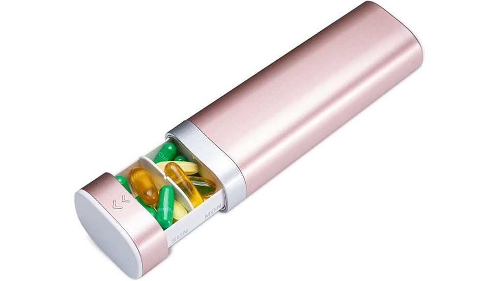 Top Vitamin and Supplement Travel Cases for Weekly, Slim Use 2 pink betife 7 day organizer
