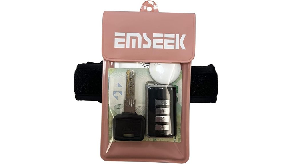 Waterproof Money Pouches You Need for Beach Days 10 pink floating waterproof keycase