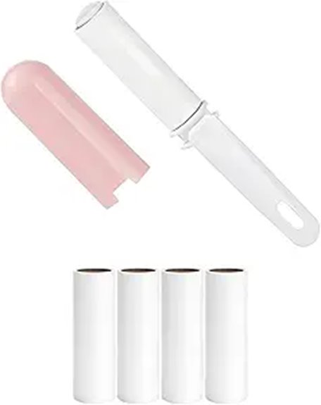 pink lint roller kit