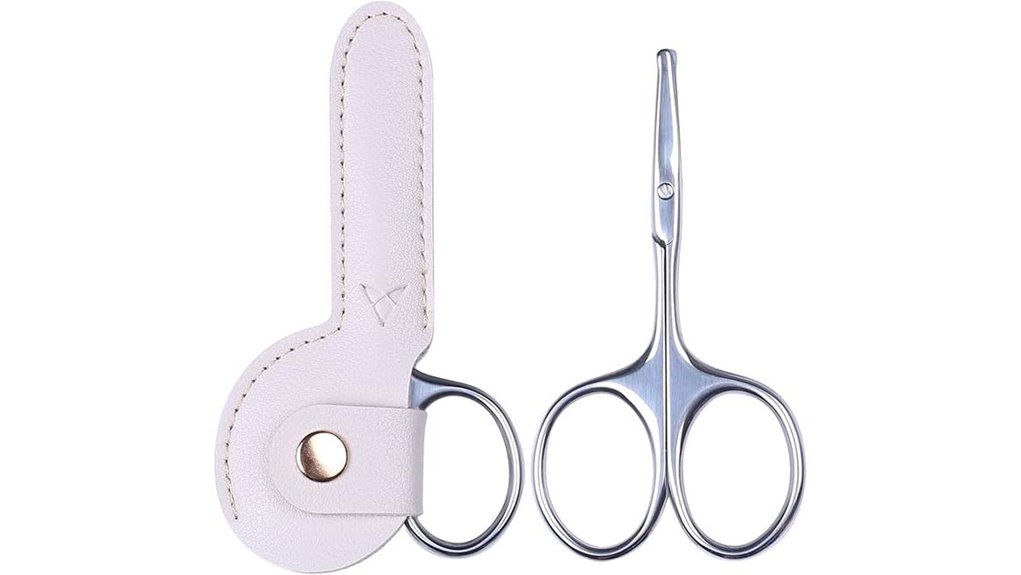 TSA‑Friendly Scissors with Rounded Tips for Travel Grooming 10 pink mini pubic scissors