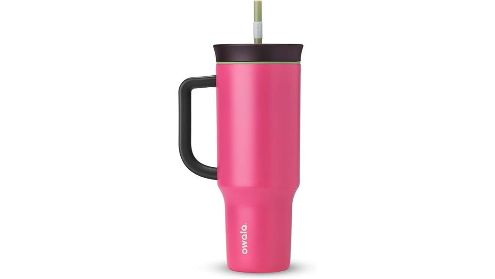 Best Insulated Tumblers for Road Trips: Hot & Spill-Resistant 8 pink triple insulated 40oz tumbler