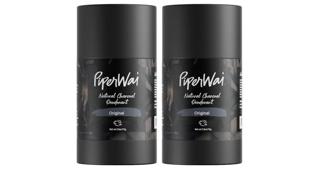 piperwai charcoal deodorant 2 pack