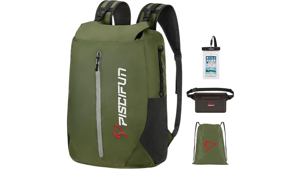 piscifun waterproof dry backpack