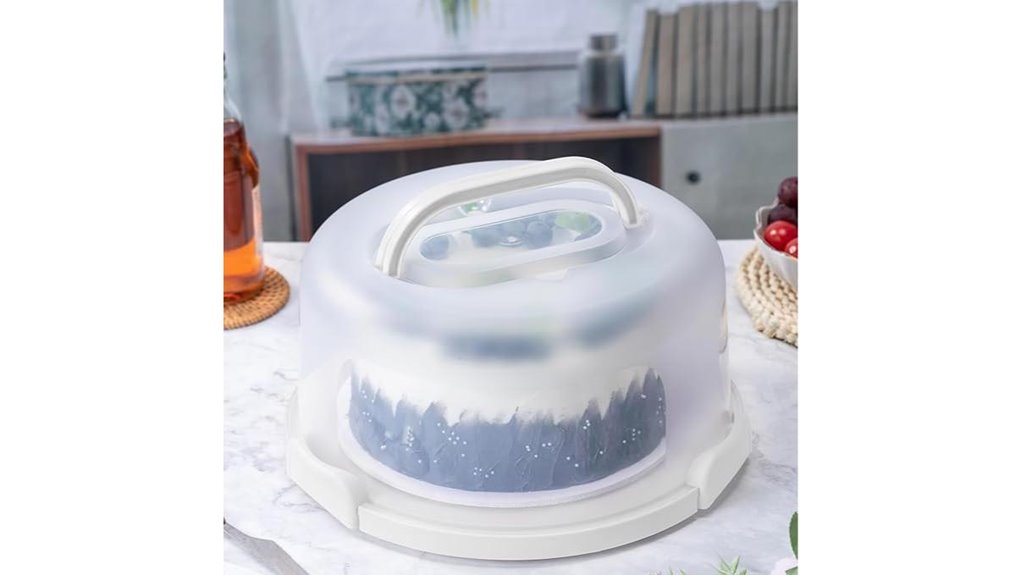 plastic 10 inch cake carrier